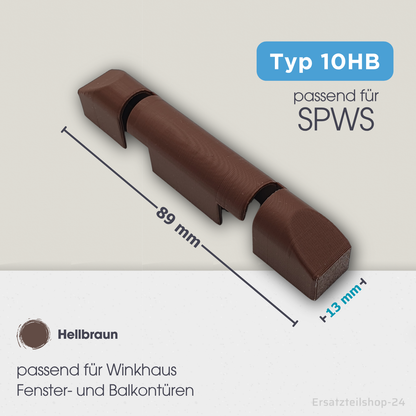 Abdeckkappen Scherenlagerkappe Sicherungskappe, passend für Winkhaus Fenster Beschlag - weiß braun schwarz