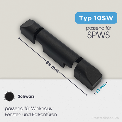 Abdeckkappen Scherenlagerkappe Sicherungskappe, passend für Winkhaus Fenster Beschlag - weiß braun schwarz