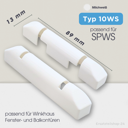 Abdeckkappen Scherenlagerkappe Sicherungskappe, passend für Winkhaus Fenster Beschlag - weiß braun schwarz