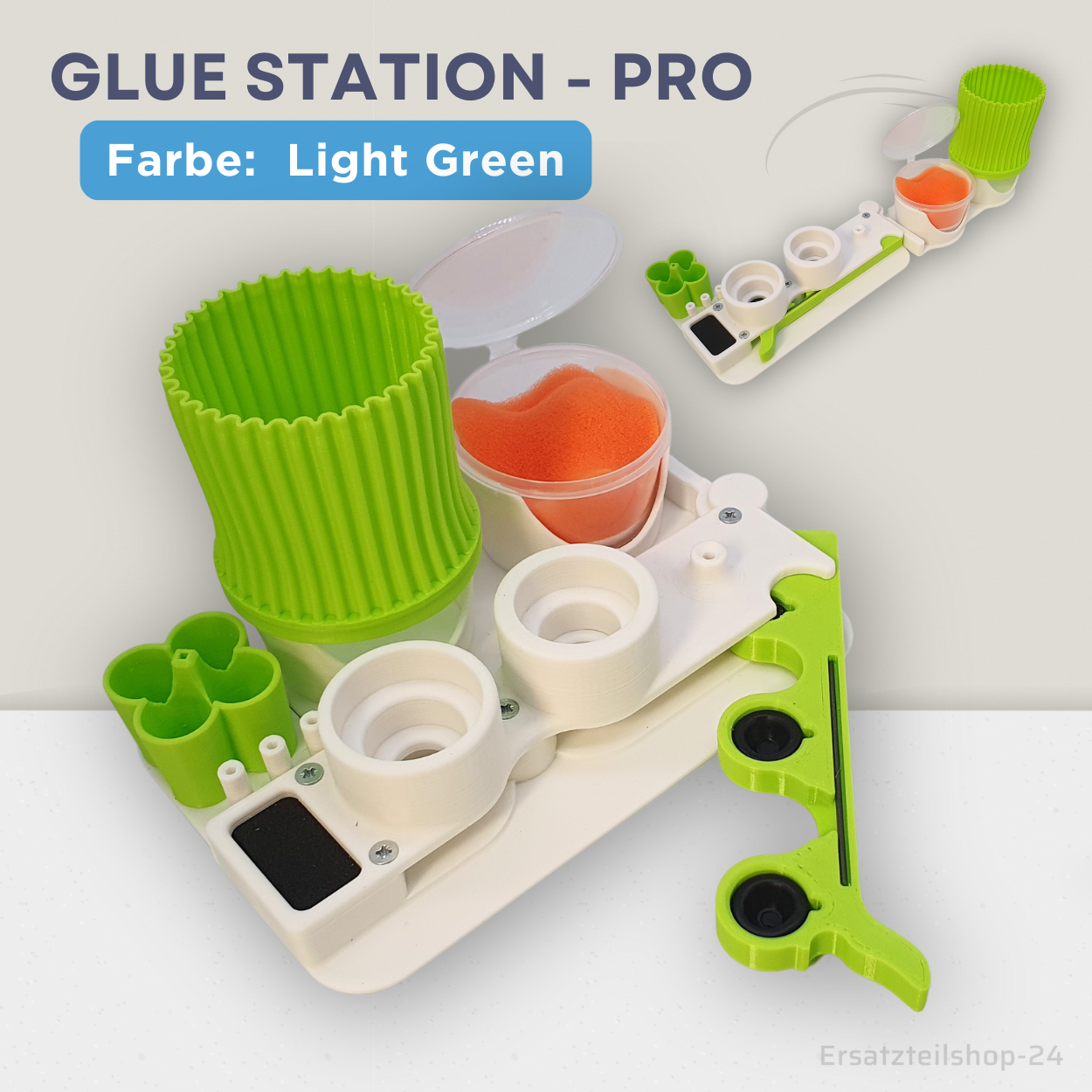 Glue Station - PRO, Halterung für Klebeflaschen u. Bastelkleber, 12 Farben wählbar