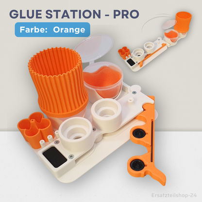 Glue Station - PRO, Halterung für Klebeflaschen u. Bastelkleber, 12 Farben wählbar