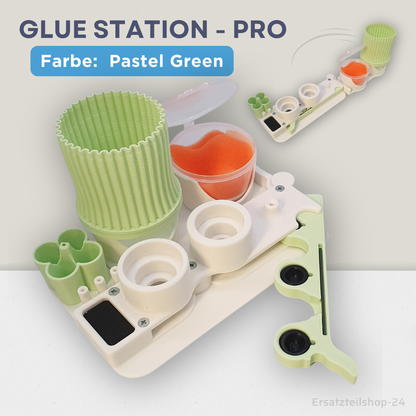 Glue Station - PRO, Halterung für Klebeflaschen u. Bastelkleber, 12 Farben wählbar