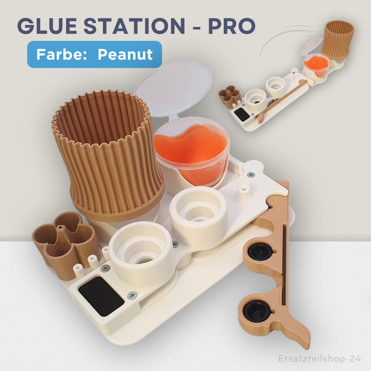 Glue Station - PRO, Halterung für Klebeflaschen u. Bastelkleber, 12 Farben wählbar