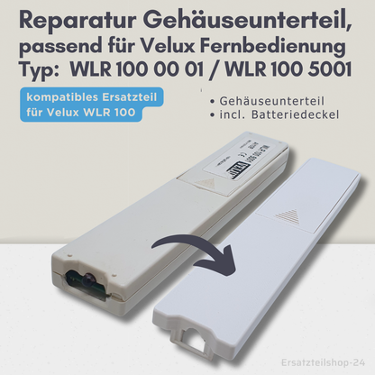 Reparatur Gehäuse, passend für Velux Fernbedienung WLR 100 5001 / WLR 100 0001