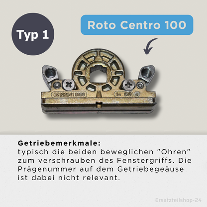 Ersatz Fenstergetriebe, 9 verschiedene Typen: ROTO, MACO, Winkhaus, Siegenia - Beschlag Ersatzteil,