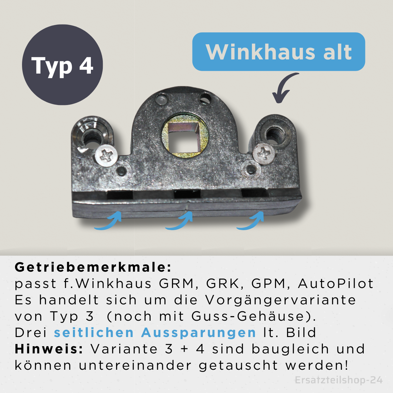 Ersatz Fenstergetriebe, 9 verschiedene Typen: ROTO, MACO, Winkhaus, Siegenia - Beschlag Ersatzteil,