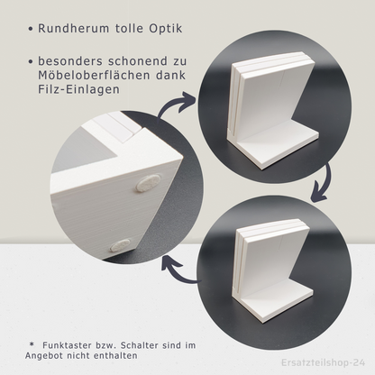 Standkonsole freistehend, passend für VELUX INTEGRA Funk-Wandschalter KLI 310, 311, 312, 313