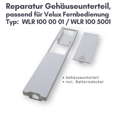 Reparatur Gehäuse, passend für Velux Fernbedienung WLR 100 5001 / WLR 100 0001