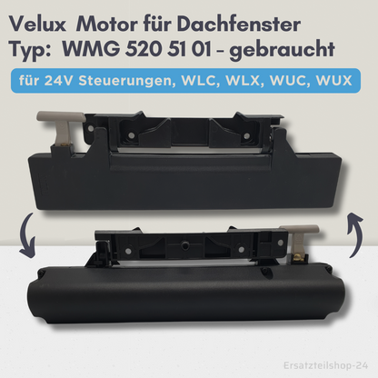 VELUX Motor, WMG 520 51 01, für Dachfenster, gebraucht  #588