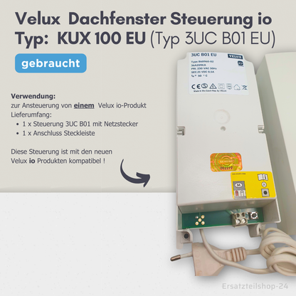 Velux Steuerung KUX 100 EU, Typ 3UC B01 EU, io kompatibel, gebraucht  #567