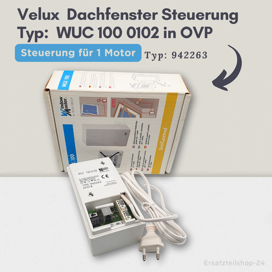 Velux Steuerung WUC 100 0102, Typ 942263 für 1 Motor, in OVP  #553