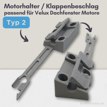 Auswahl Motorhalter Klappenbeschlag passend für Velux Dachfenster Motor WMG 510 520 WCM 531