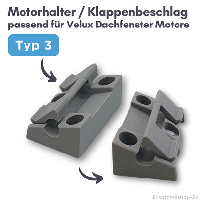 Auswahl Motorhalter Klappenbeschlag passend für Velux Dachfenster Motor WMG 510 520 WCM 531