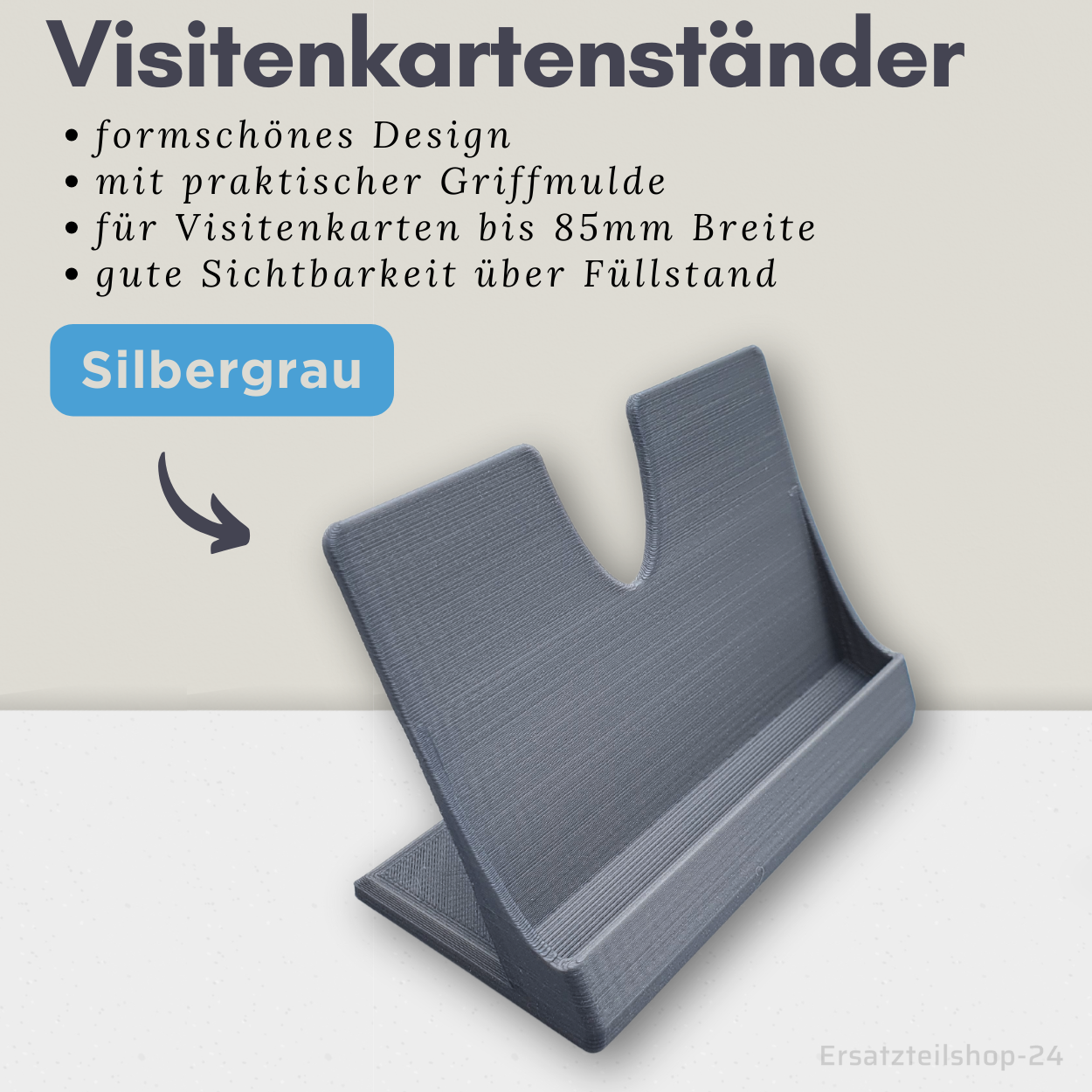 Visitenkartenständer, Visitenkartenhalter, Büro, Werbung, 7 Farben zur Wahl