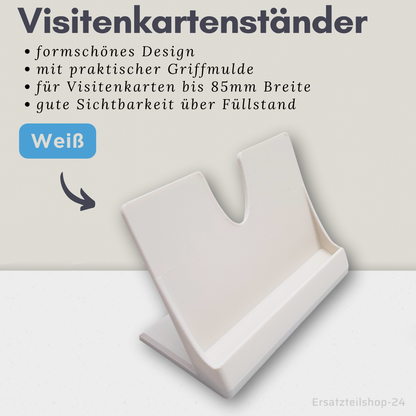 Visitenkartenständer, Visitenkartenhalter, Büro, Werbung, 7 Farben zur Wahl